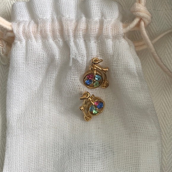 Anthropologie Bicycle Earrings - Picture 1 of 3